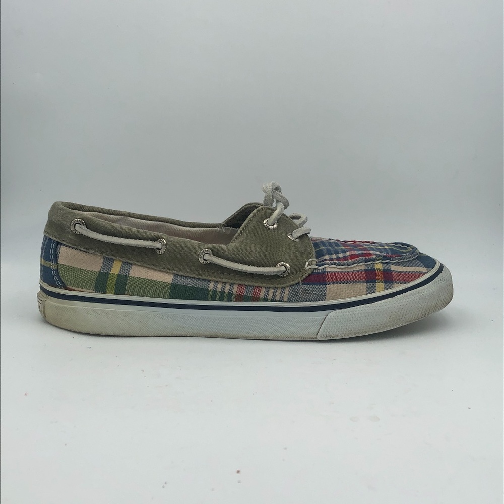 Sperry Top-Sider Dock Boat Canvas Plaid 9605551